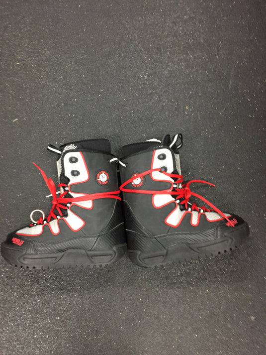 World Industries Black/Red Mens Size Specific 6 Used Snowboard Boots