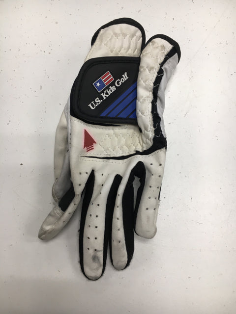 Used U.S. Kids Golf White Youth Golf Glove