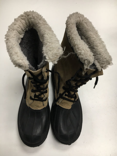 Load image into Gallery viewer, Used kamik Tan/Black Adult Size 6 Winter Boots
