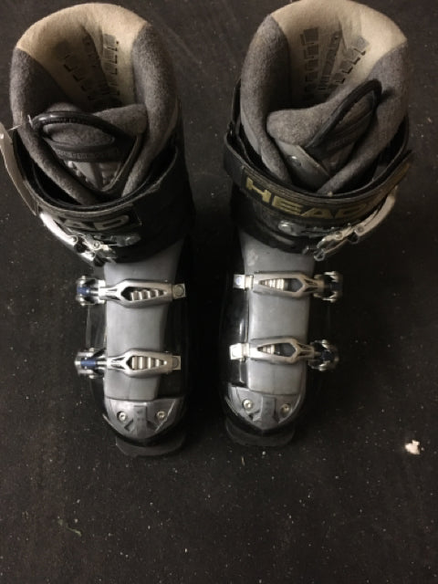 Load image into Gallery viewer, Head Edge 10.7 Black /Grey Size 305mm Used Downhill Ski Boots
