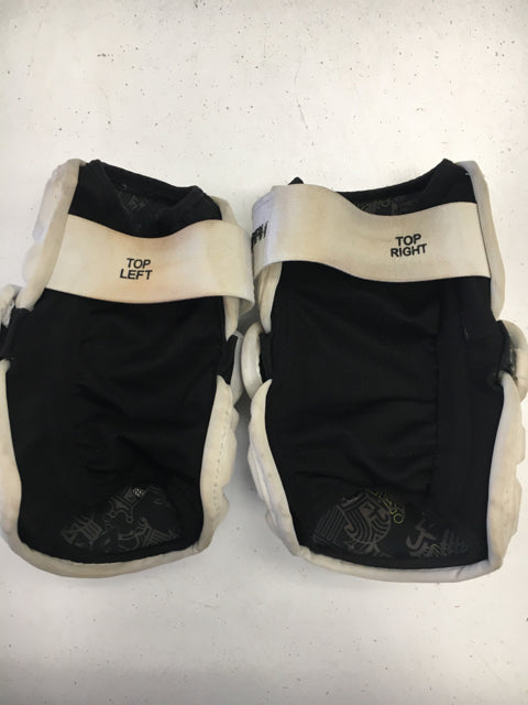 Used Brine Triumph Black/White Sr M Lacrosse Arm Pads