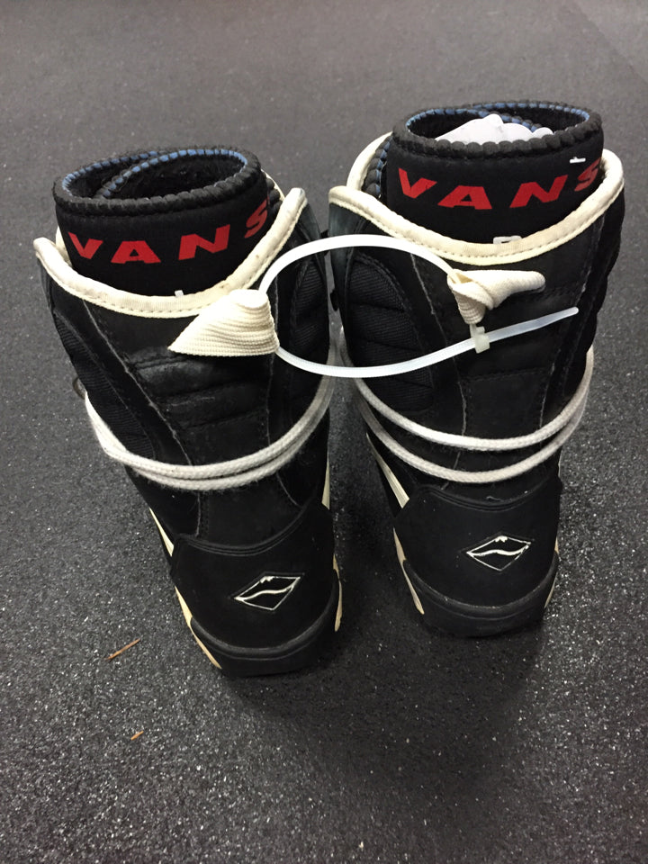 Load image into Gallery viewer, Vans Black Mens Size Specific 5 Used Snowboard Boots
