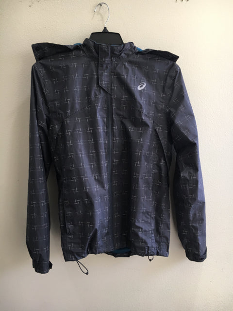 Load image into Gallery viewer, Used Asics Black/Grey Womens Medium Jacket
