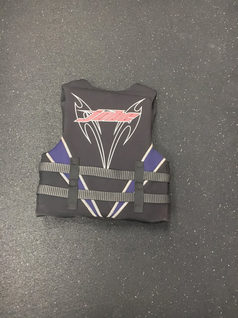 Used Jobe Type 3 Black/Navy Youth Size Specific 25" - 29" Chest Unisex Life Vest
