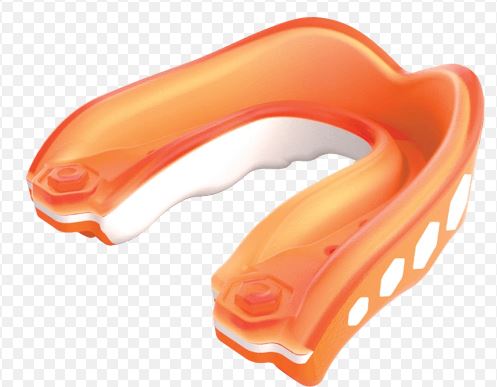 Shock Doctor Gel Max w/strap Orange Size Group Youth New Flavored Mouthguard