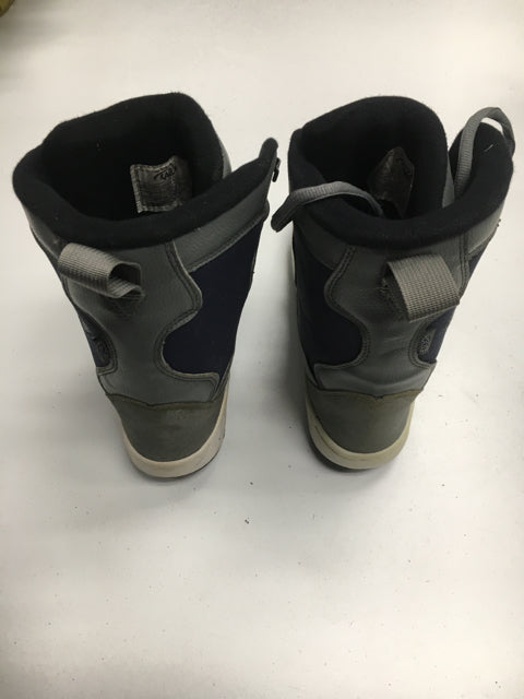 Used RAGE Natural Grey/Navy Mens Size 9 Snowboard Boots