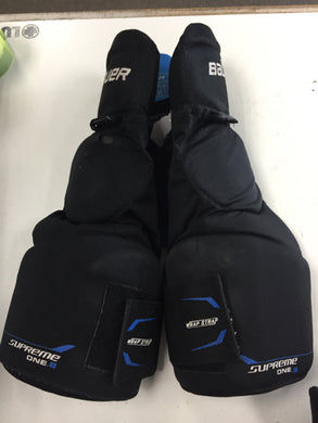 Bauer Supreme One.8 Black Used JR Size Large Hockey Pants