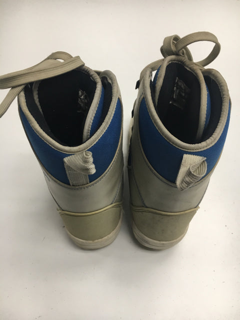 Load image into Gallery viewer, Used Liquid grey/blue Mens Size 7 Snowboard Boots

