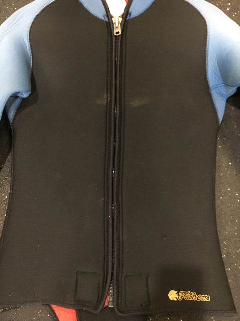 Load image into Gallery viewer, Fathom Black/Blue Sr Medium Used Wetsuit
