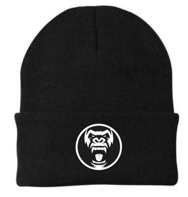 Gorillas Black Knit Beanie