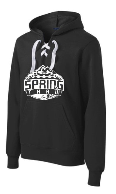 Load image into Gallery viewer, Spring Thaw Hockey Tournament Lace Hoodie
