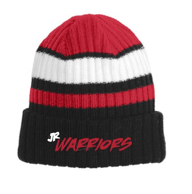 WSHC New Era Black/Red/White Ribbed Beanie