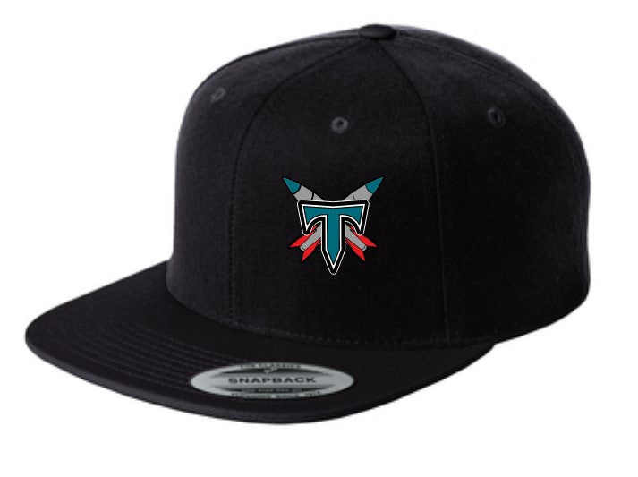 Load image into Gallery viewer, Tacoma Rockets Flat Bill Snapback Cap
