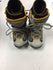 Used Heelside Upper White/Blue/Yellow Mens Size 6  Snowboard Boots