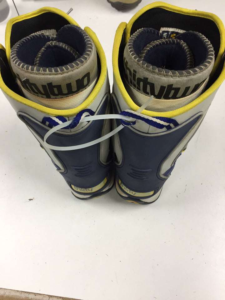 Load image into Gallery viewer, thirtytwo Griffin Blue/Yellow Womens Size Specific 8 Used Snowboard Boots
