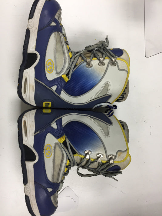 thirtytwo Griffin Blue/Yellow Womens Size Specific 8 Used Snowboard Boots