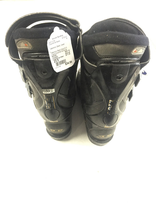 Salomon Black Size 23.5 Used Downhill Ski Boots