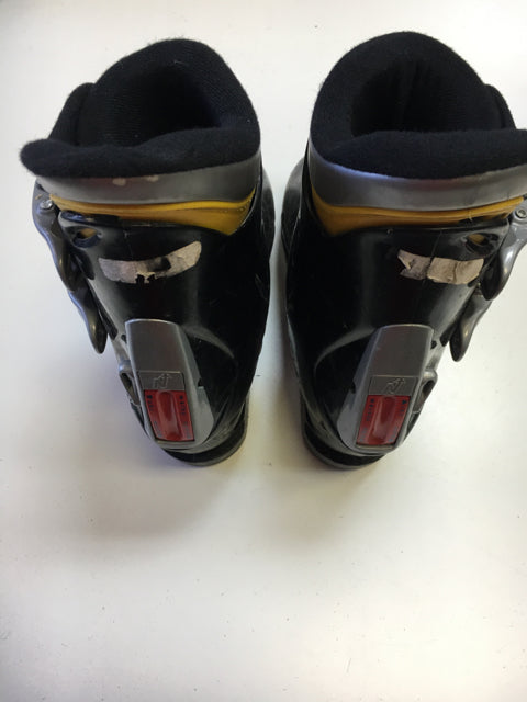 Used Nordica Super 0.3 Black/Red/Yellow Size 24.5 Downhill Ski Boots