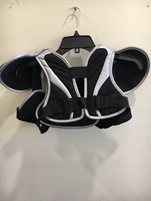 Brine Matrix Black/Gray XS Used Lacrosse Shoulder Pads