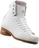 New Riedell 910 FL White Ladies Skate Size 6 Wide Figure Skate Boots Only