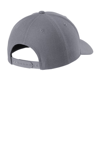 Load image into Gallery viewer, The BagYard Yupoong New Grey Snapback Hat
