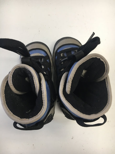 Used Shimano Clicker Blue/Black/Grey Mens Size 1 Snowboard Boots