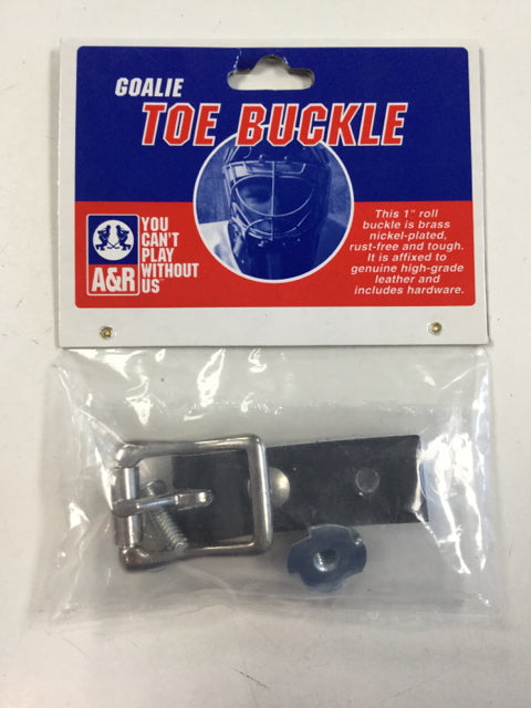 Load image into Gallery viewer, A&amp;R Toe Buckle Black Size 1&quot; New Goalie Accessories
