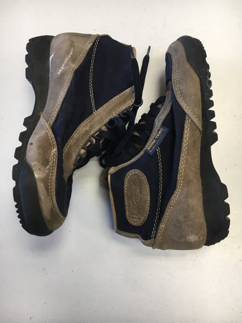 Load image into Gallery viewer, Used Vasque grey/blue Womens 6 Hiking Boots
