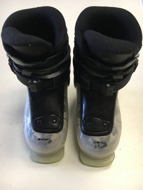 Used Dalbello Menace 1.0 White/Black/Green Size 17.5 Downhill Ski Boots