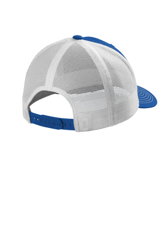 Load image into Gallery viewer, St. Philomena Royal/White New Snapback Hat
