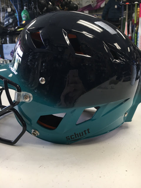 Load image into Gallery viewer, Schutt Navy/Teal Softball Size Specific XS Used Batting Helmet
