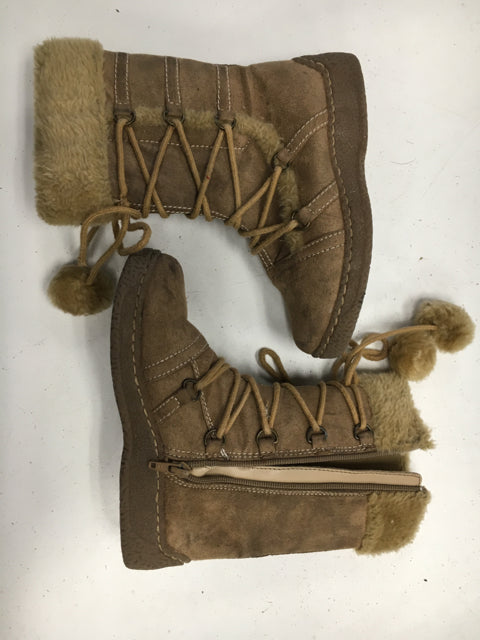 Used Canyon River Blues Brown Girls Size 1-3 Boots