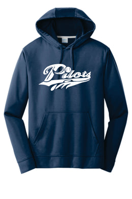 Pilots Softball New Navy Performance Hoodie