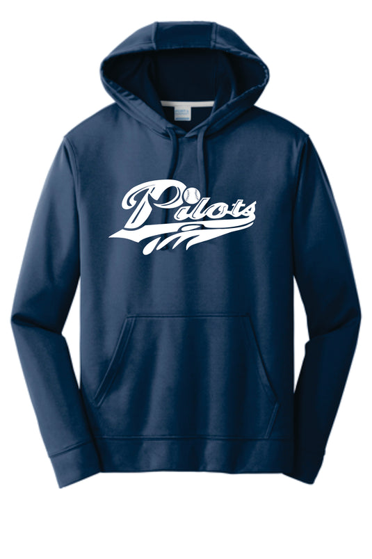 Pilots Softball New Navy Performance Hoodie