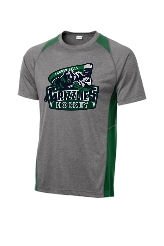 CHHS Grizzlies New Gray/Green Tshirt