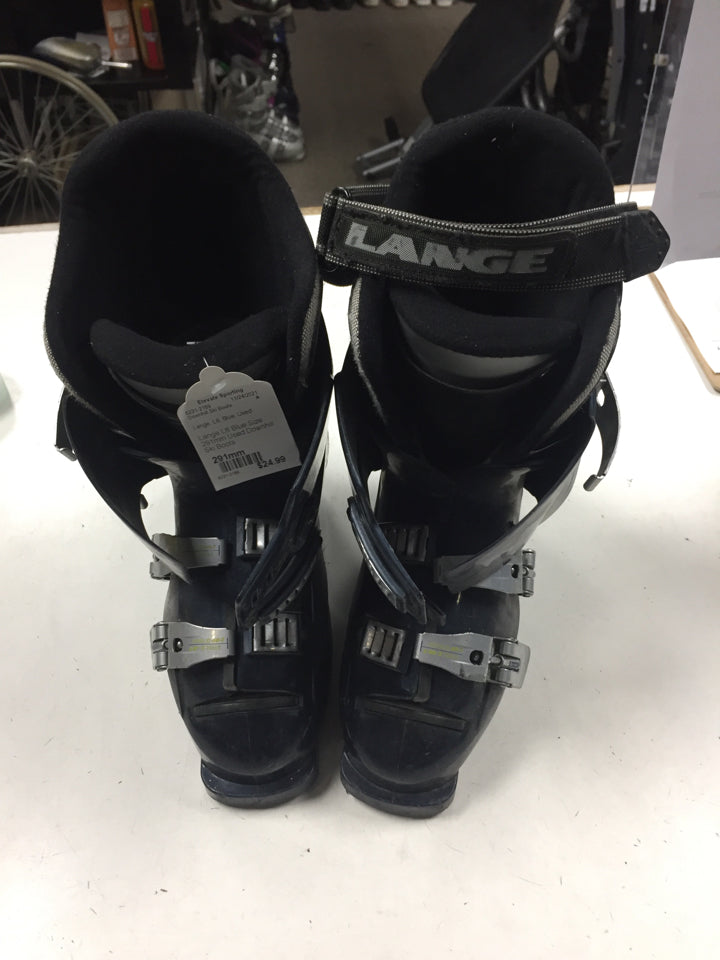 Load image into Gallery viewer, Lange L8 Blue Size 291mm Used Downhill Ski Boots
