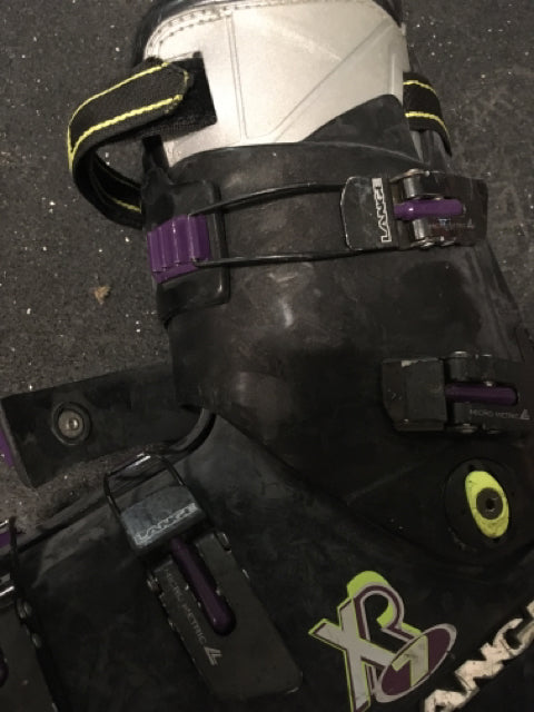 Load image into Gallery viewer, Lange XR7 Black /Purple Used Downhill Ski Boots
