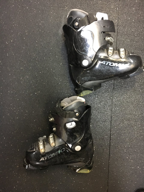 Load image into Gallery viewer, Atomic Beta Carv 7.50 Dark Grey Size 23.5 Used Downhill Ski Boots
