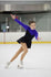 Mondor 4405 Polartec Black/Violet Girls 10-12 New Figure Skate Dress
