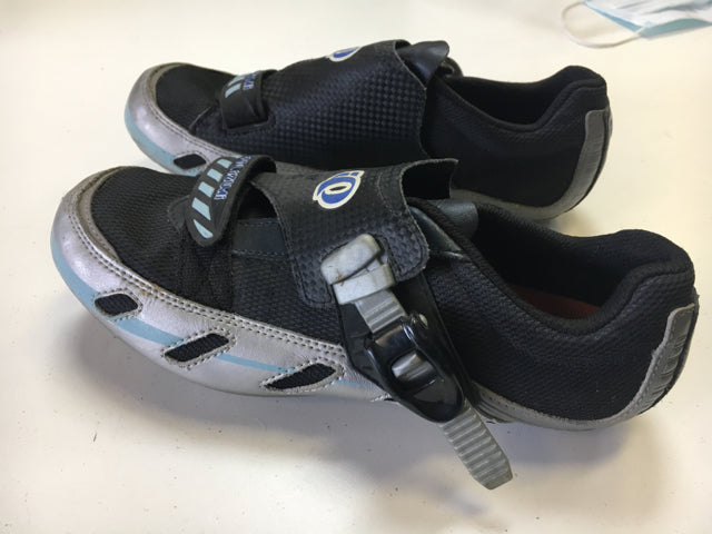 Load image into Gallery viewer, Used Pearl Izumi Black/BlueWomen&#39;s MTB Biking Shoes 41
