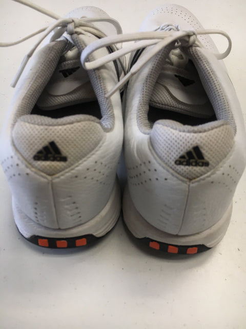 Load image into Gallery viewer, Adidas AdiWear White/Black Womens Size Specific 8 Used Golf Shoes
