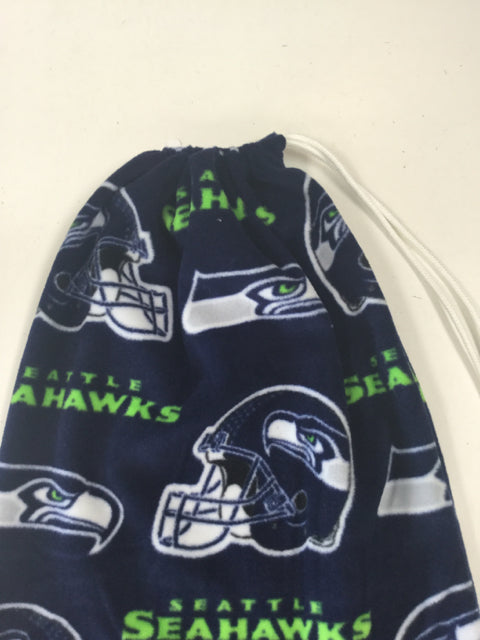 Load image into Gallery viewer, Seahawks Football Fleece Helmet Bag 14&quot;x17&quot; New
