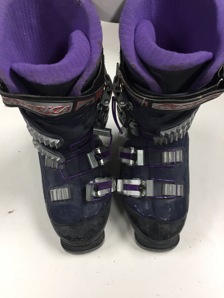 Load image into Gallery viewer, Nordica Vertech 75 Purple Size 270 mm Used Downhill Ski Boots
