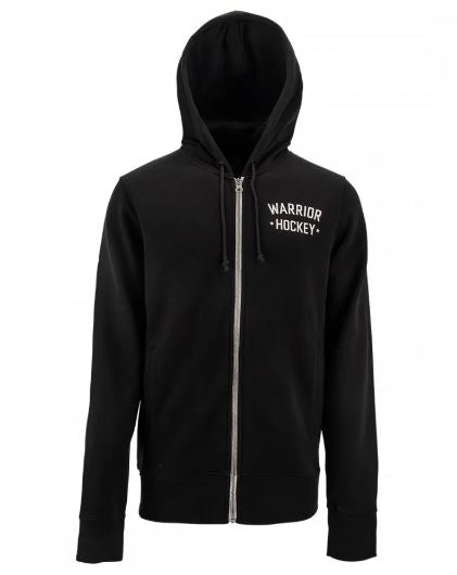 Warrior Full Zip New Black Adult Large Hockey Sweatshirt