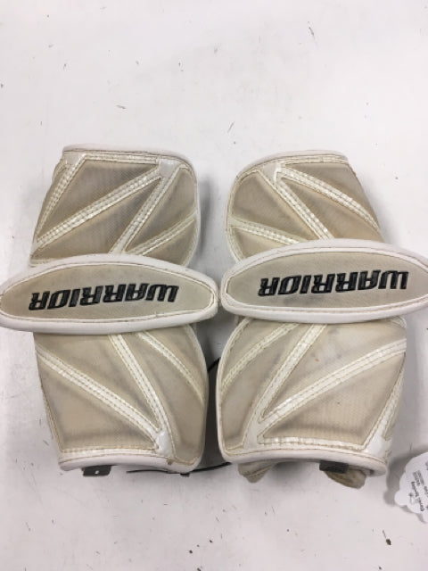 Warrior Misc White Medium Used Lacrosse Arm Pads