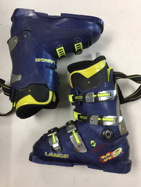 Lange X Zero Blue Size 291mm Used Downhill Ski Boots