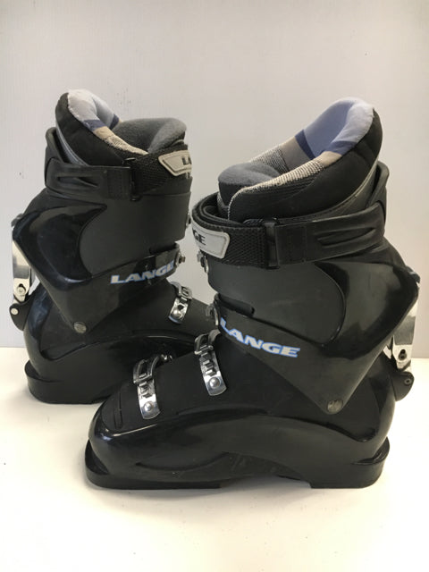 Load image into Gallery viewer, Lange V 8.0 Black Size 278mm Used Women&#39;s Downhill Ski Boots
