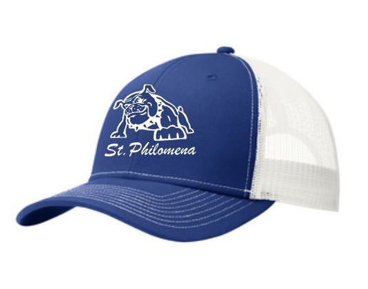 St. Philomena Royal/White New Snapback Hat