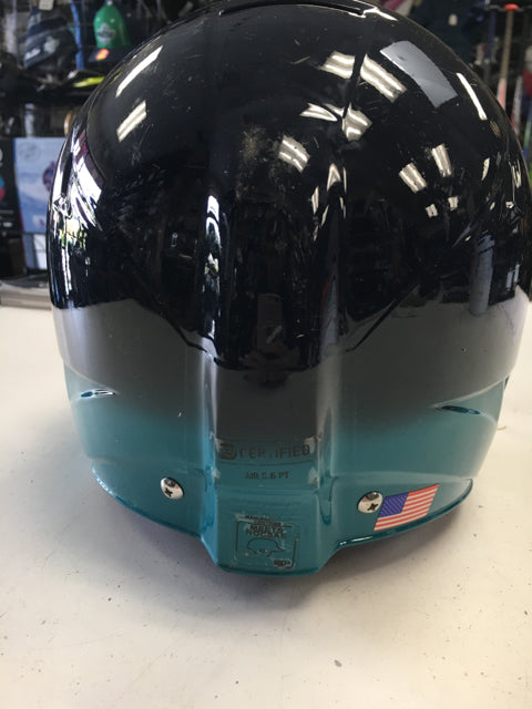 Load image into Gallery viewer, Schutt Navy/Teal Softball Size Specific XS Used Batting Helmet
