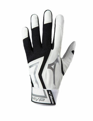 Mizuno MVP Yth. Size Specific Medium Black New Batting Gloves